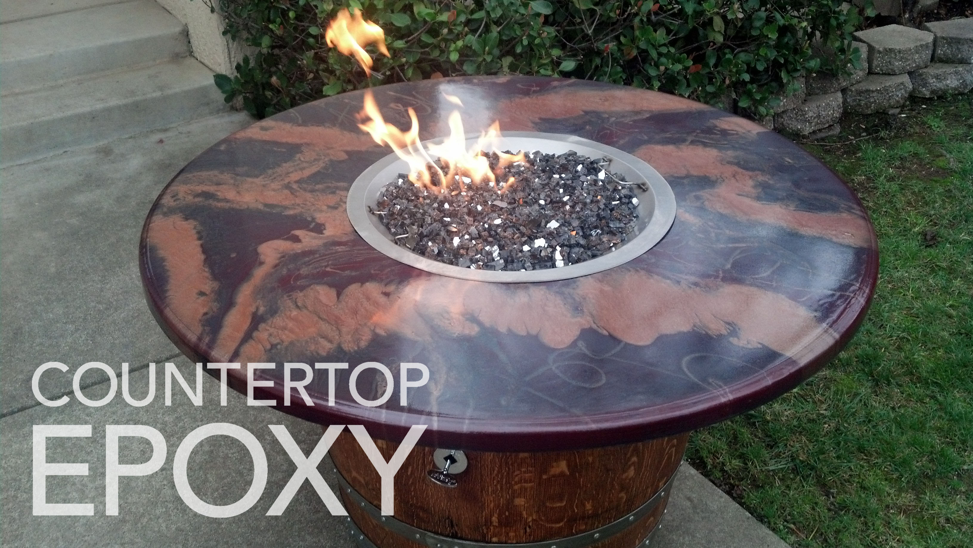 Countertop Counter Top, Harley Davidson Outdoor Fire Pit